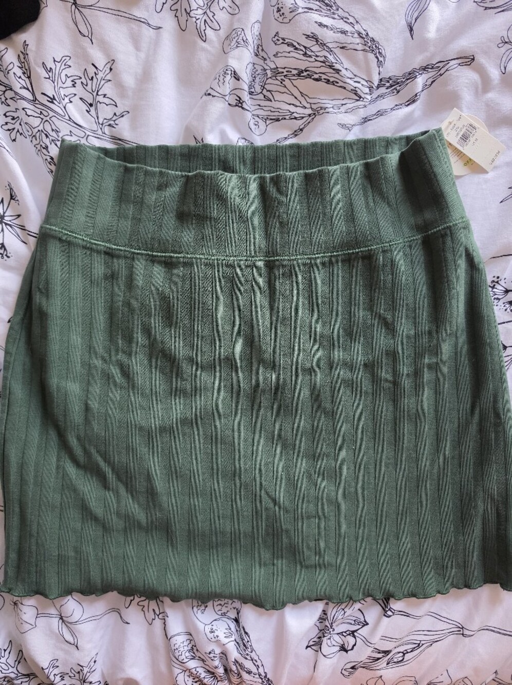 Classic Ribbed Mini Skirt
